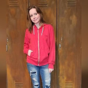 Lightweight Red Hoodie